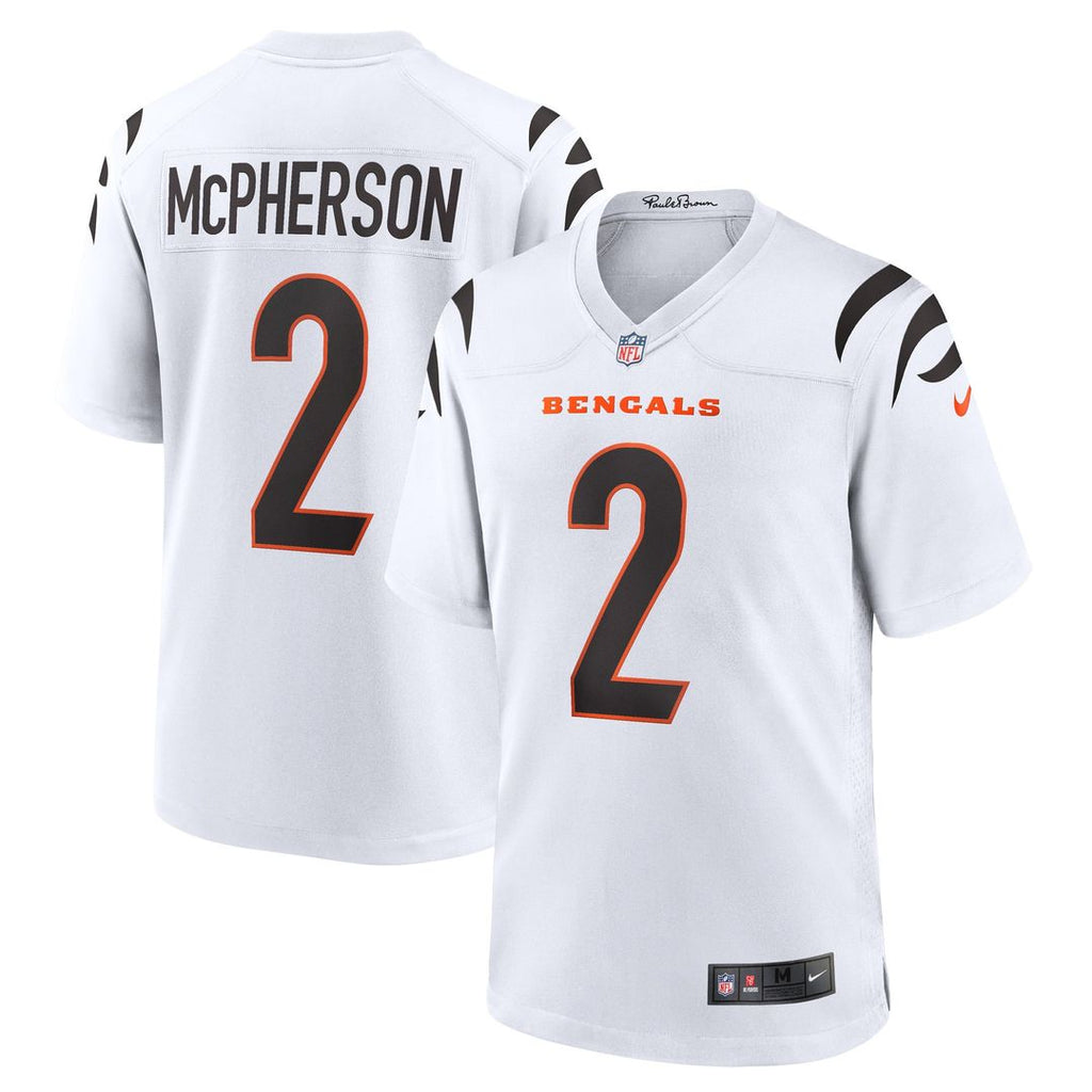 Evan McPherson Cincinnati Bengals Game Jersey - White