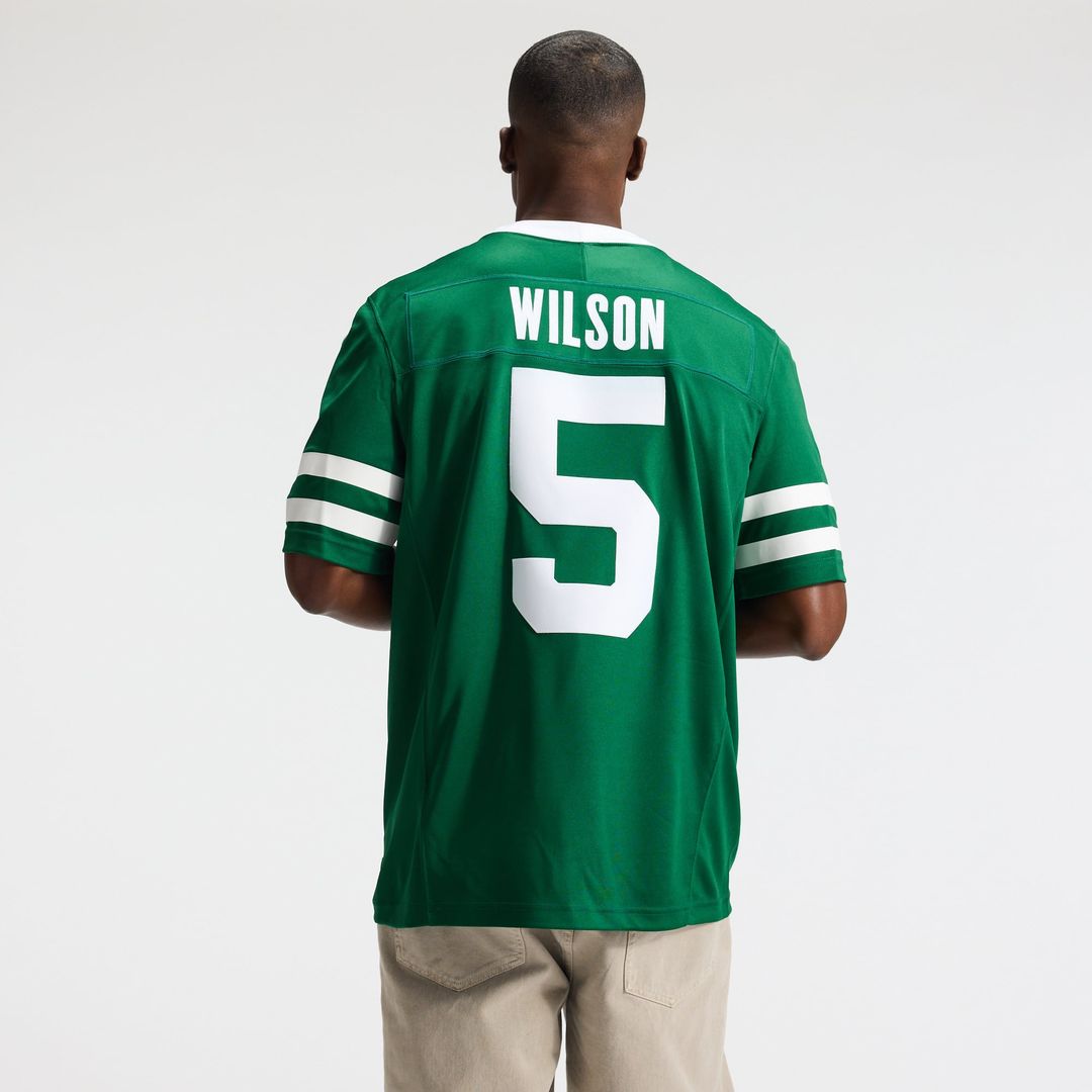 Garrett Wilson New York Jets Vapor F.U.S.E. Stitched Limited Jersey - Legacy Green