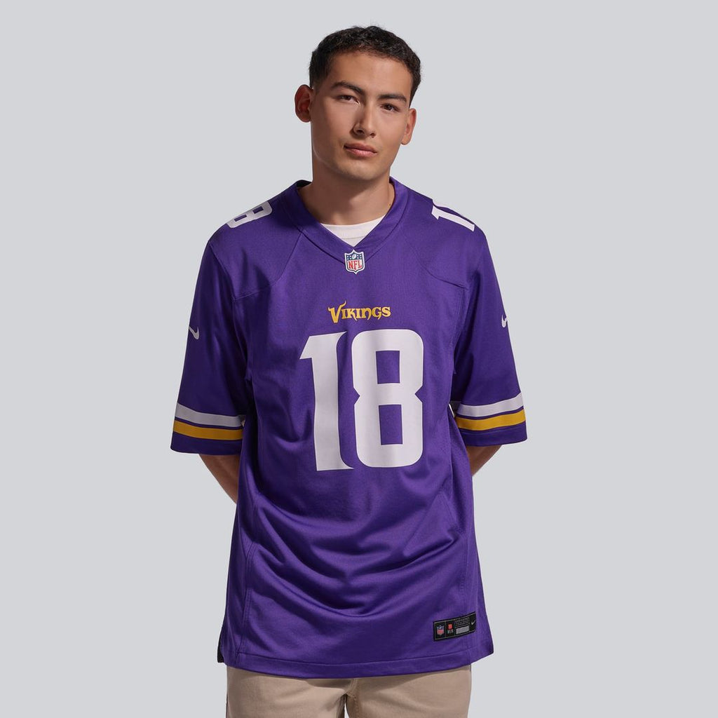 Justin Jefferson Minnesota Vikings Game Jersey - White