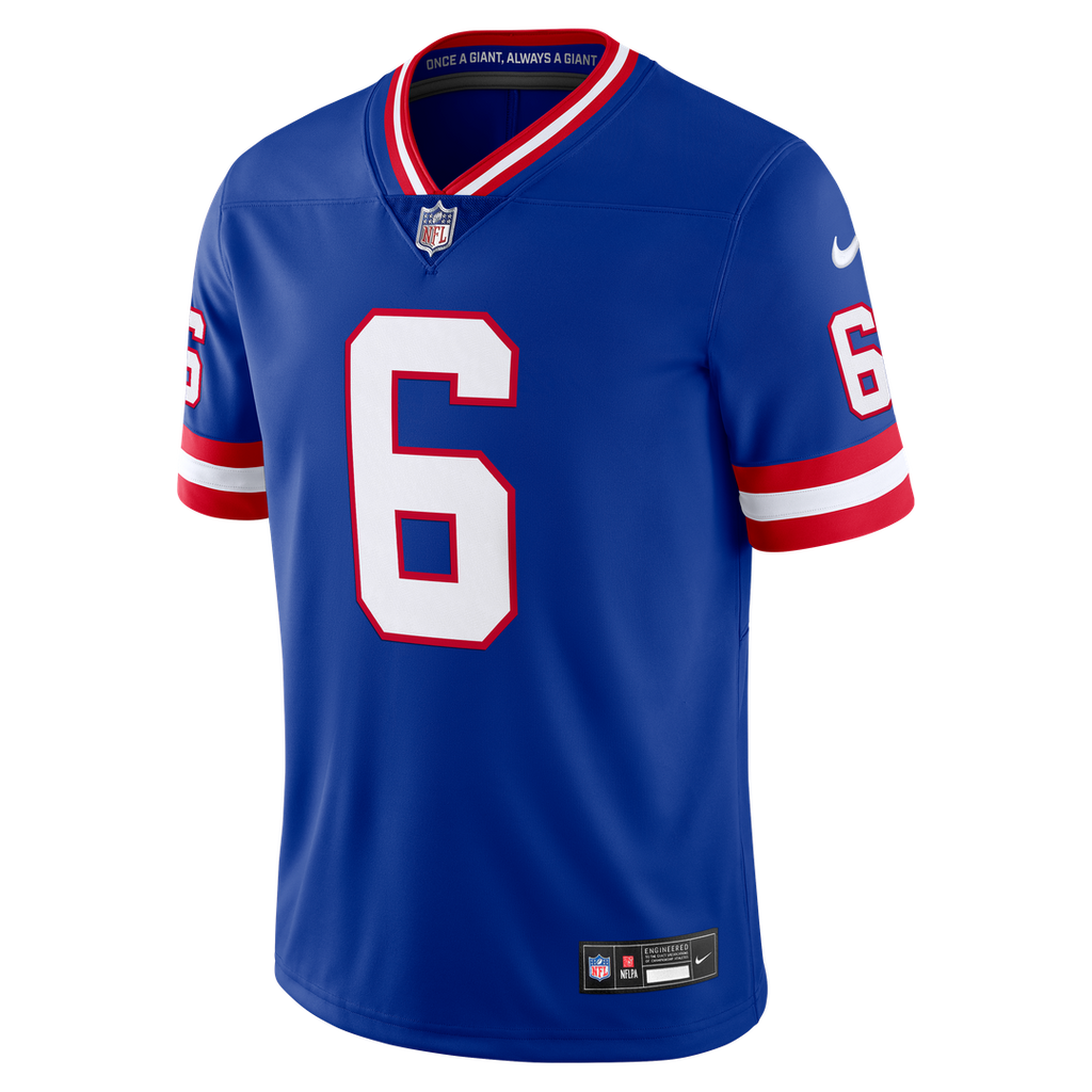 Jaxson Dart New York Giants Legacy Vapor Untouchable Stitched Limited Jersey - Royal Blue