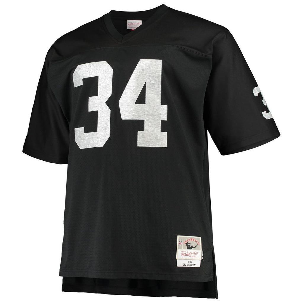 Bo Jackson Las Vegas Raiders Big & Tall 1988 Replica Jersey - Black
