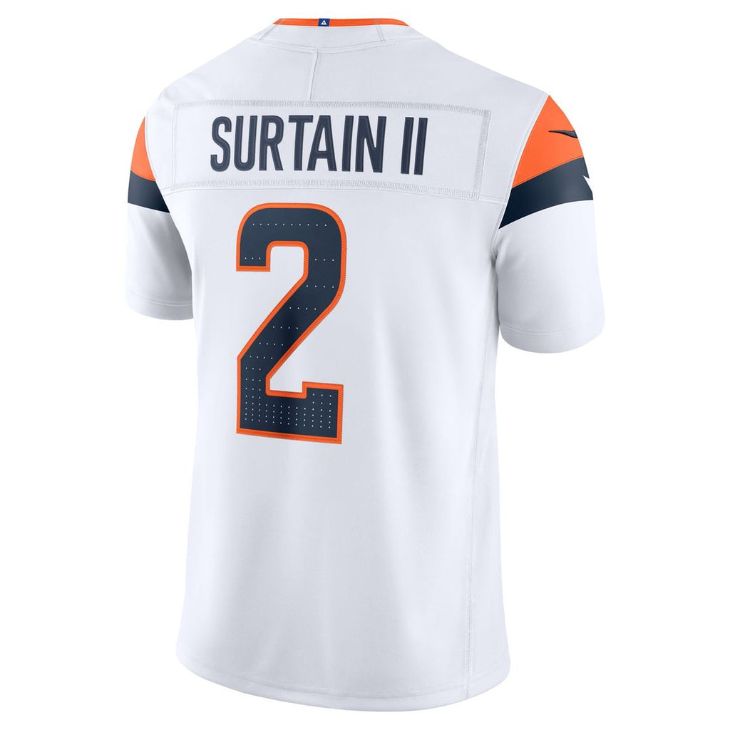 Pat Surtain II Denver Broncos Alternate Vapor F.U.S.E. Stitched Limited Jersey - Navy