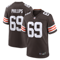 Tyre Phillips Cleveland Browns Game Jersey - Brown