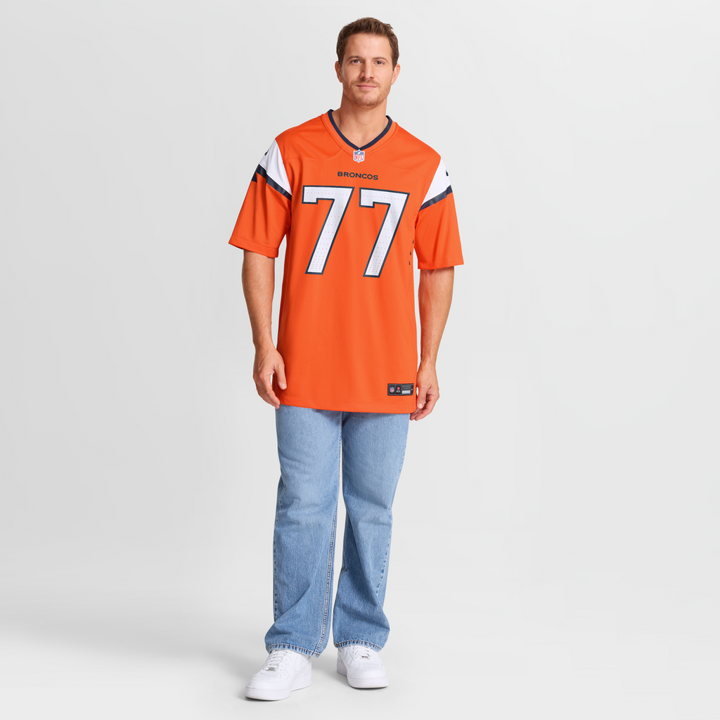 Quinn Meinerz Denver Broncos Game Jersey - Orange