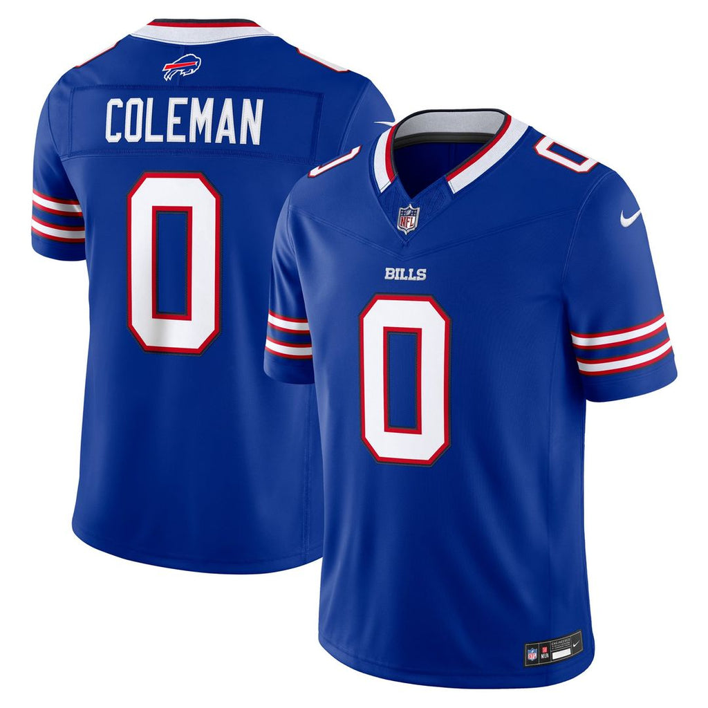 Keon Coleman Buffalo Bills Vapor F.U.S.E. Stitched Limited Jersey - Royal Blue