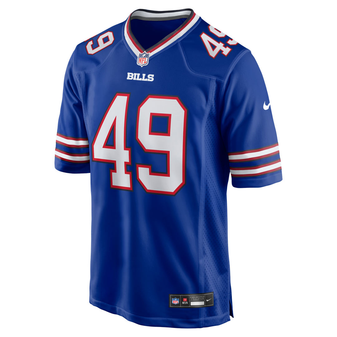 DaShaun White Buffalo Bills Game Jersey - Royal Blue