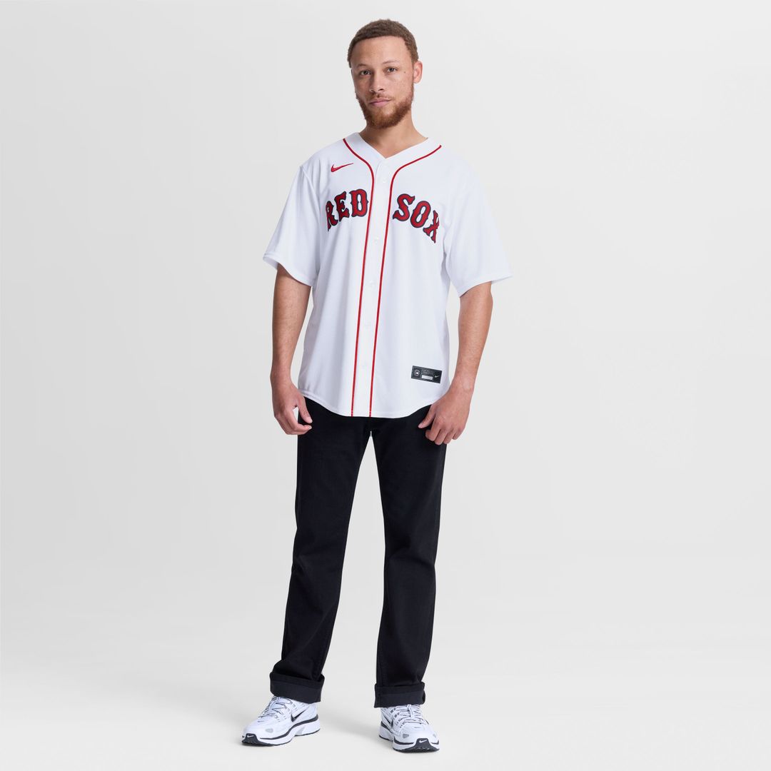 Boston Red Sox Trevor Story Nike White Home Replica Jersey