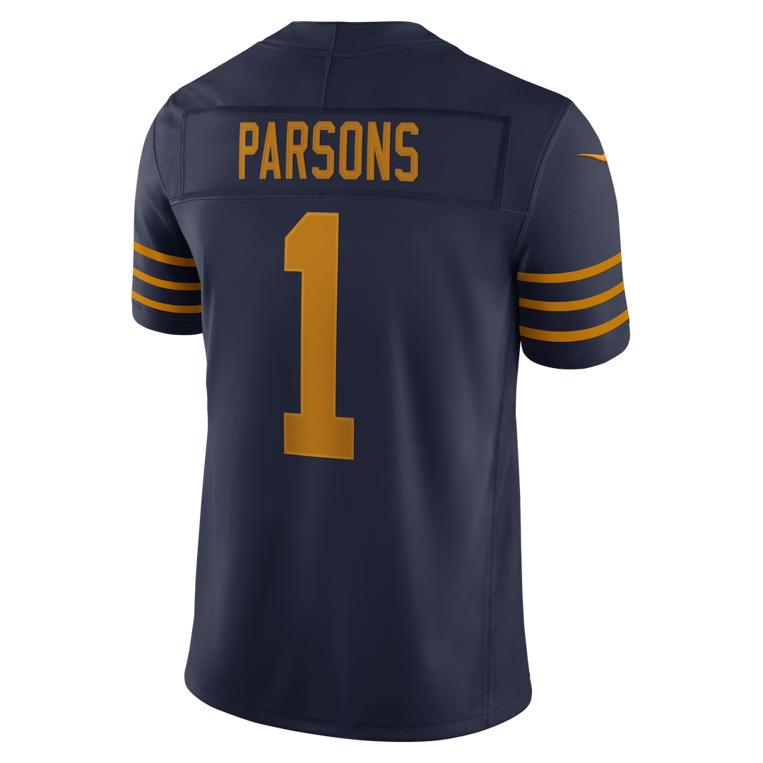 Micah Parsons Green Bay Packers Alternate Vapor F.U.S.E. Stitched Limited Jersey - Navy