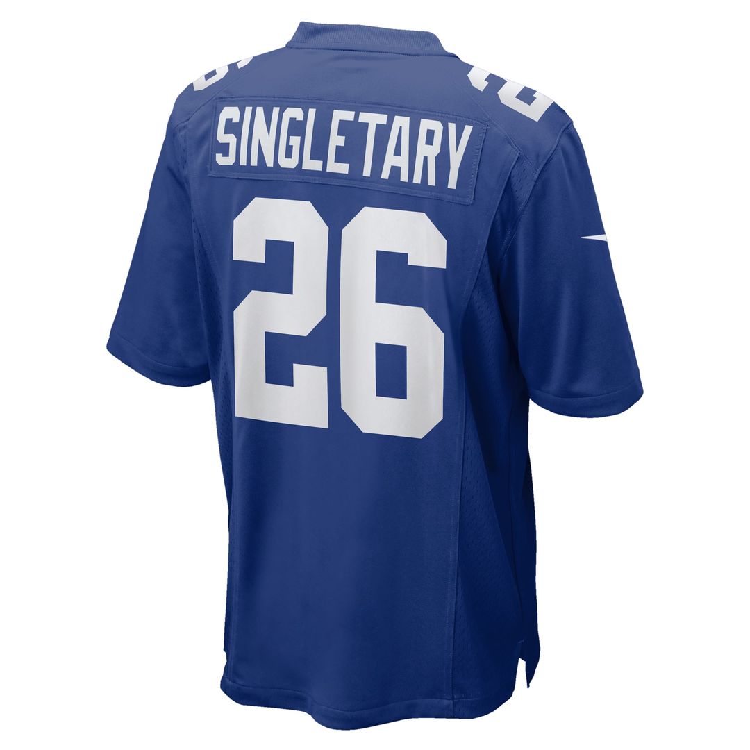 Devin Singletary New York Giants Game Jersey - Royal Blue