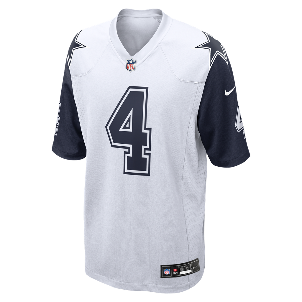 Dak Prescott Dallas Cowboys Alternate Game Jersey - White