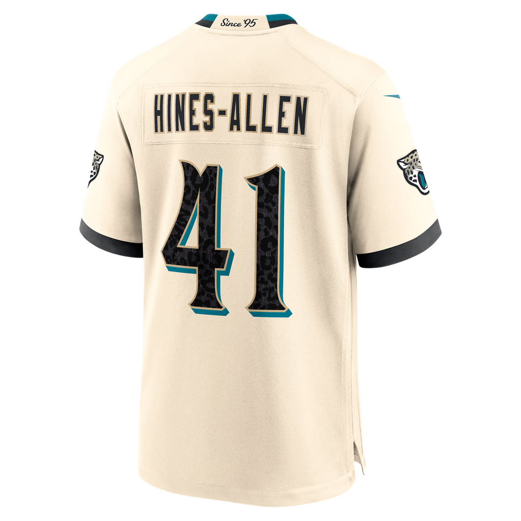 Josh Hines-Allen Jacksonville Jaguars 2026 Rivalries Collection Game Jersey - Natural