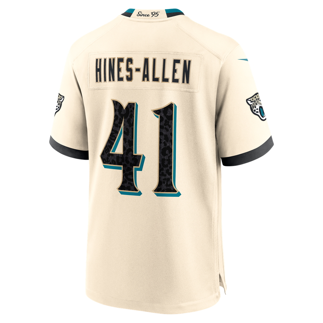 Josh Hines-Allen Jacksonville Jaguars 2026 Rivalries Collection Game Jersey - Natural