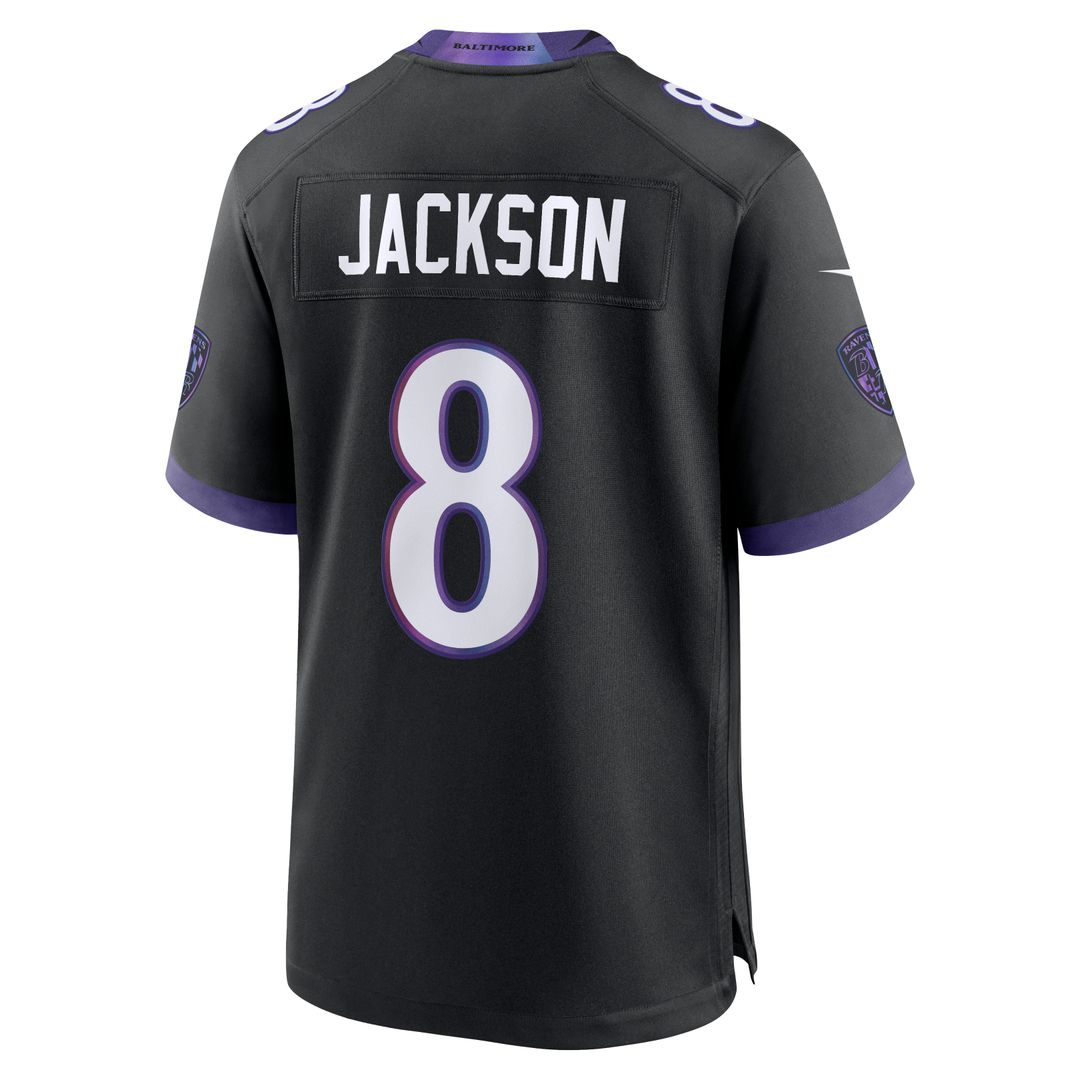 Lamar Jackson Baltimore Ravens Game Jersey - White