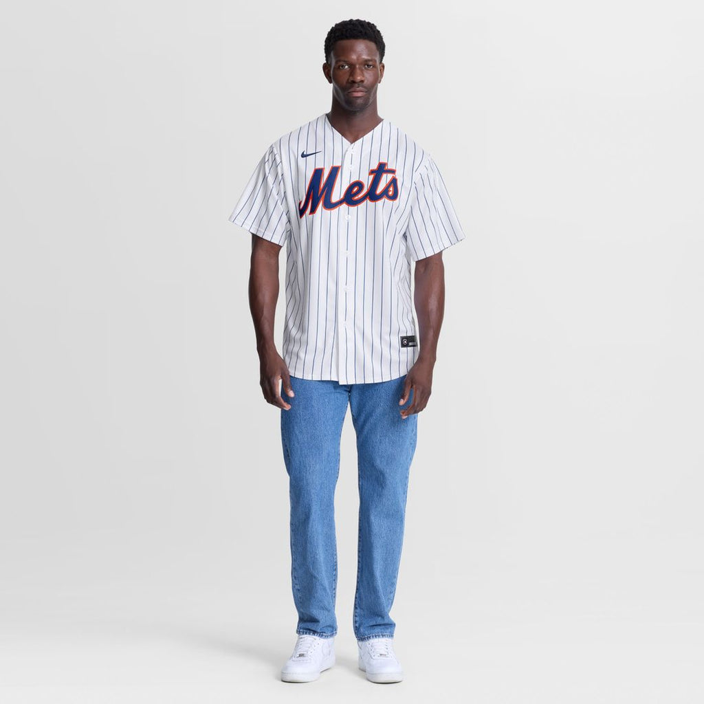 New York Mets Sean Manaea Nike White Home Replica Jersey