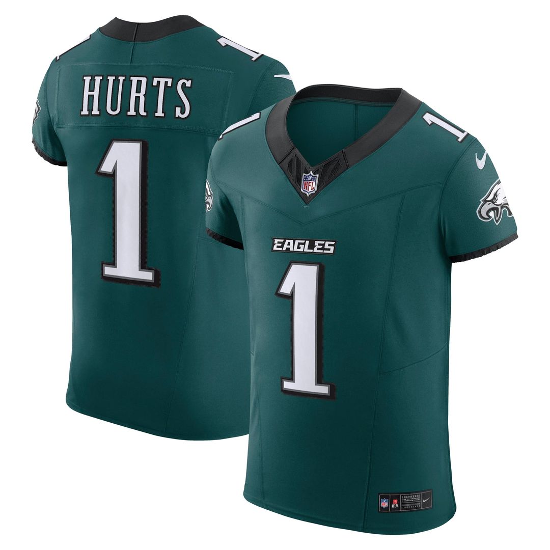 Jalen Hurts Philadelphia Eagles Alternate Vapor F.U.S.E. Elite Jersey - Kelly Green