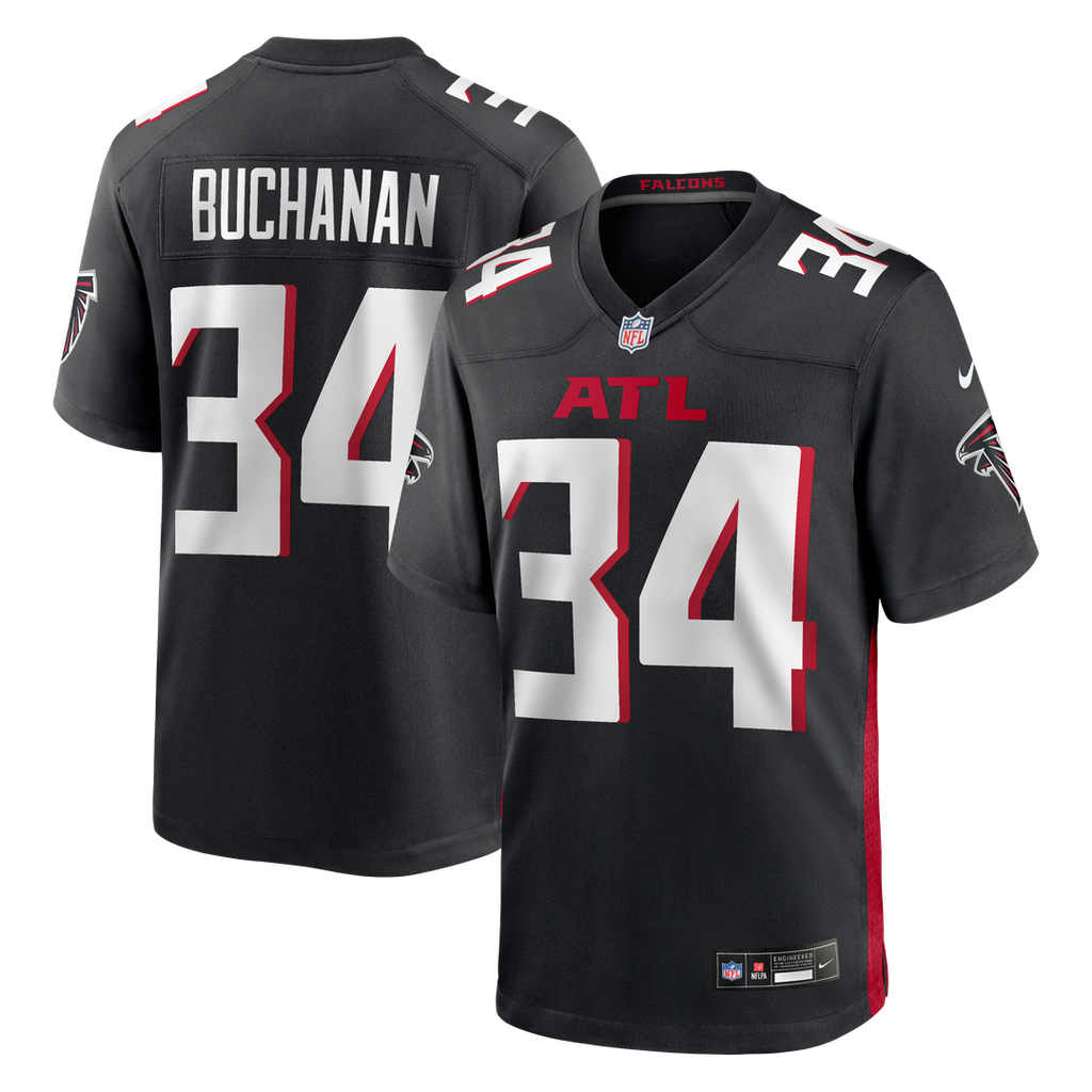 Ray Buchanan Atlanta Falcons Game Jersey - Black
