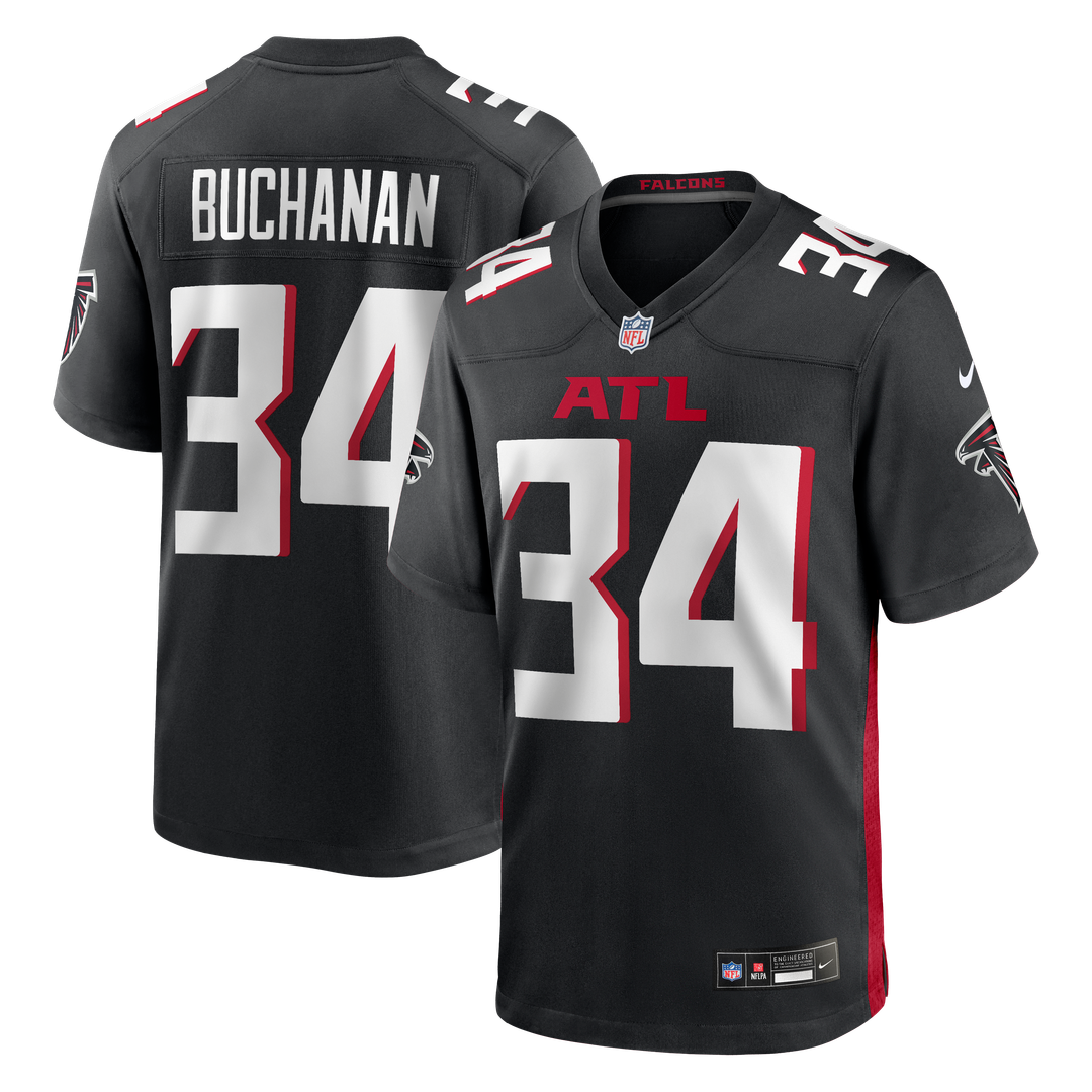 Ray Buchanan Atlanta Falcons Game Jersey - Black