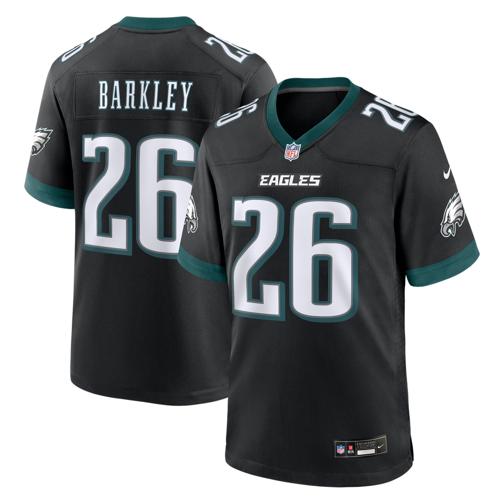 Saquon Barkley Philadelphia Eagles Alternate Game Jersey - Black