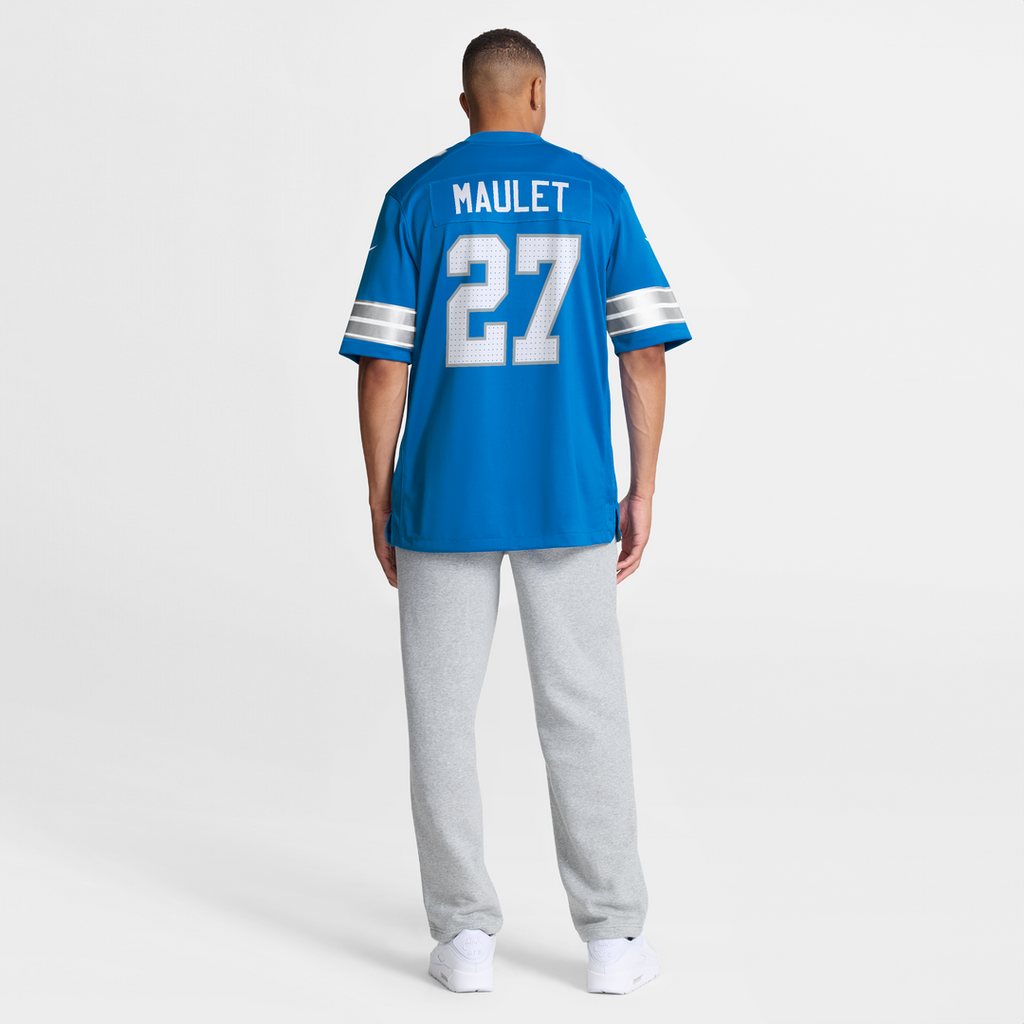 Arthur Maulet Detroit Lions Game Jersey - Blue