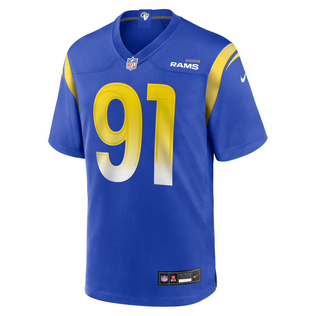 Kobie Turner Los Angeles Rams Home Game Jersey - Royal Blue