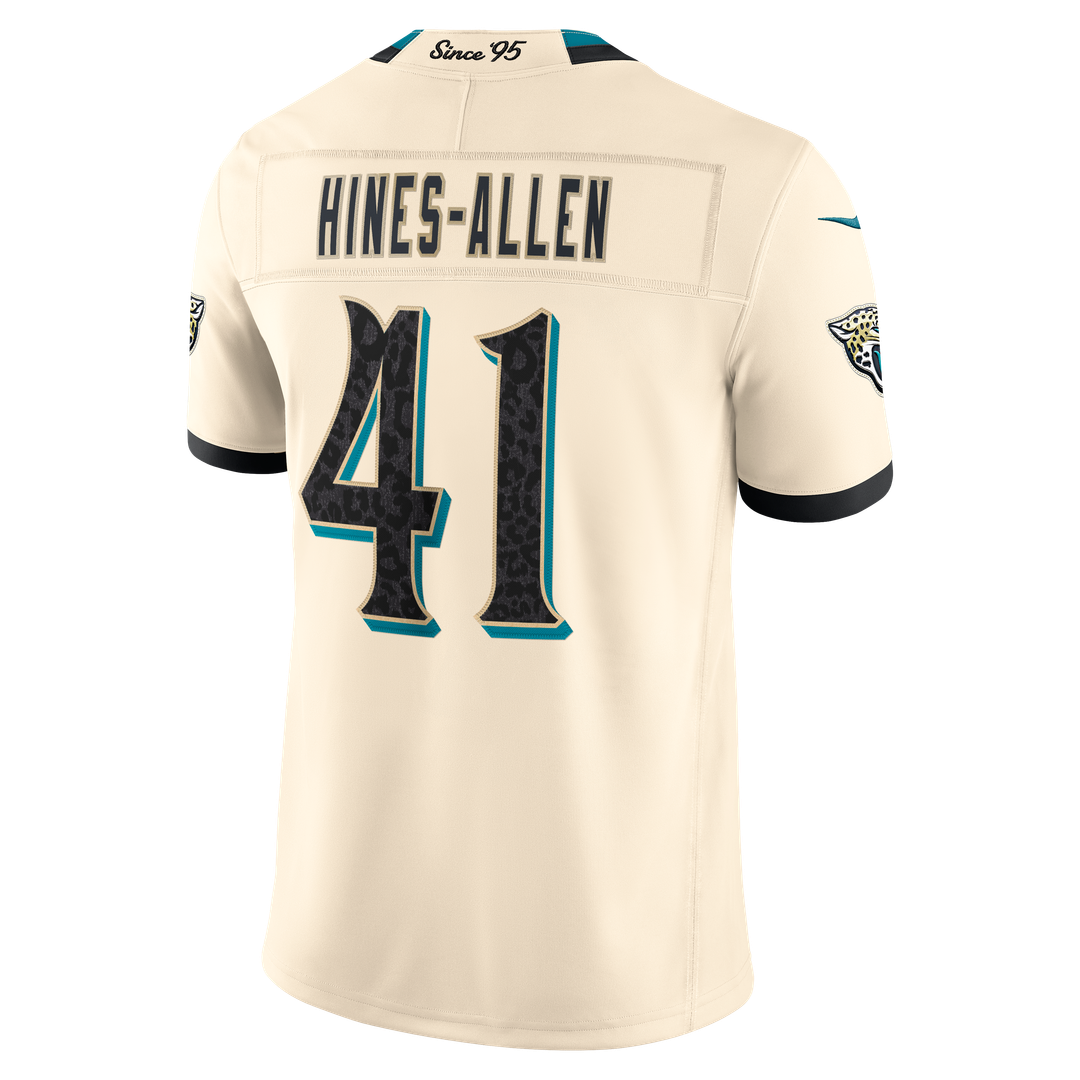 Josh Hines-Allen Jacksonville Jaguars 2026 Rivalries Collection Stitched Limited Jersey - Natural
