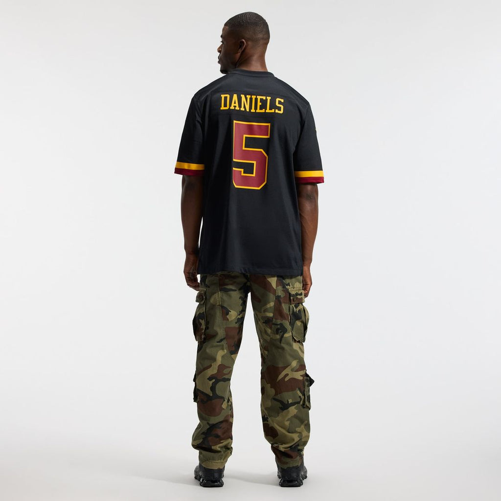 Hail Raiser Jayden Daniels Washington Commanders Alternate Game Jersey - Black
