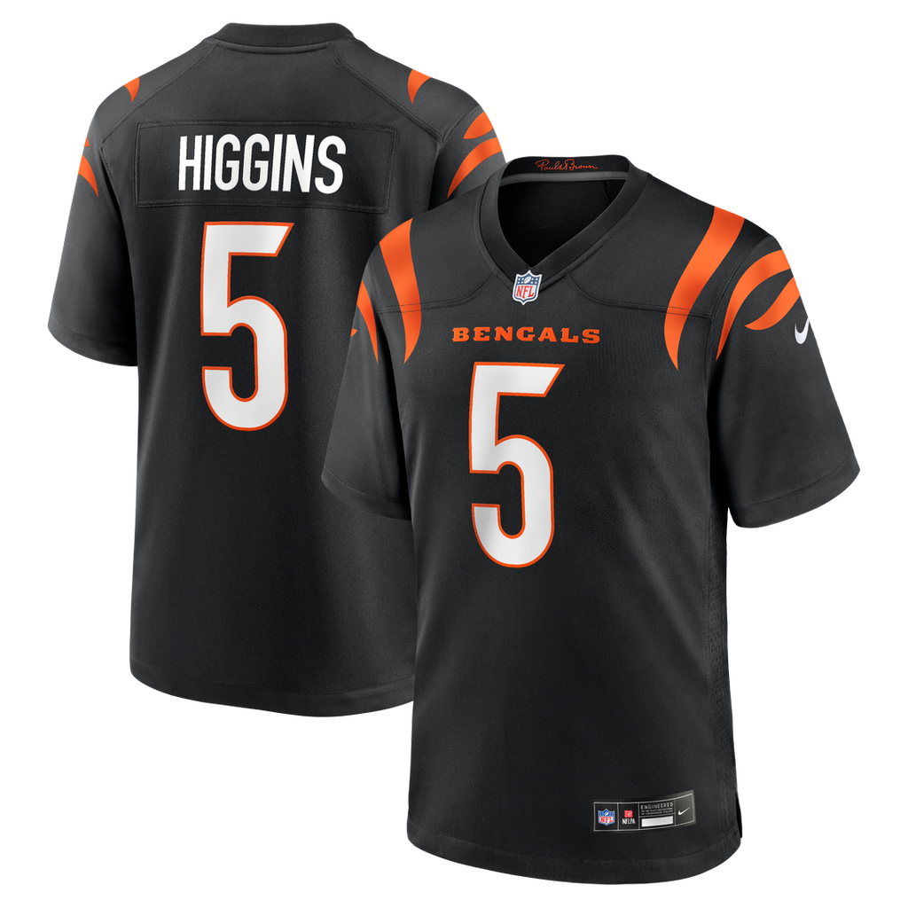 Tee Higgins Cincinnati Bengals Game Jersey - Black