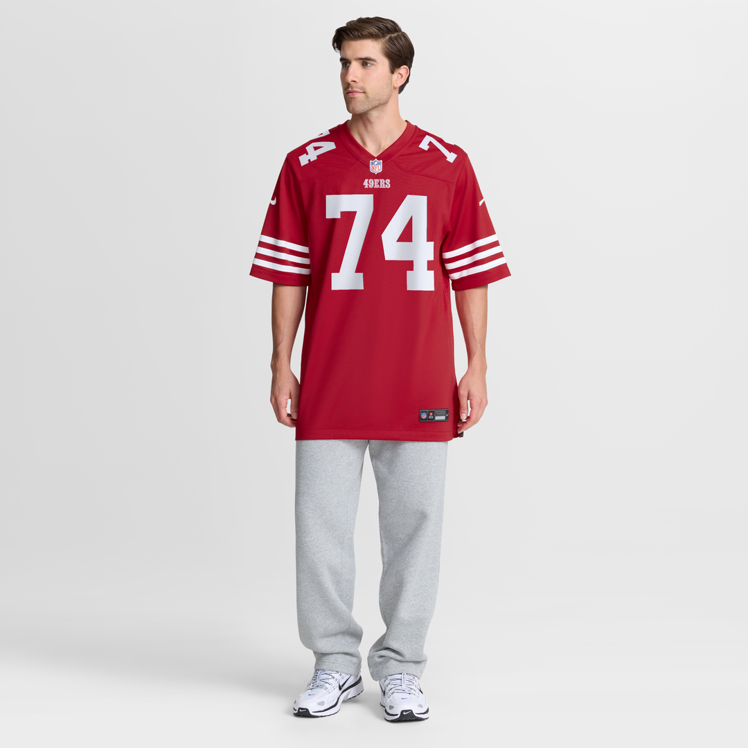 Brett Toth San Francisco 49ers Game Jersey - Scarlet