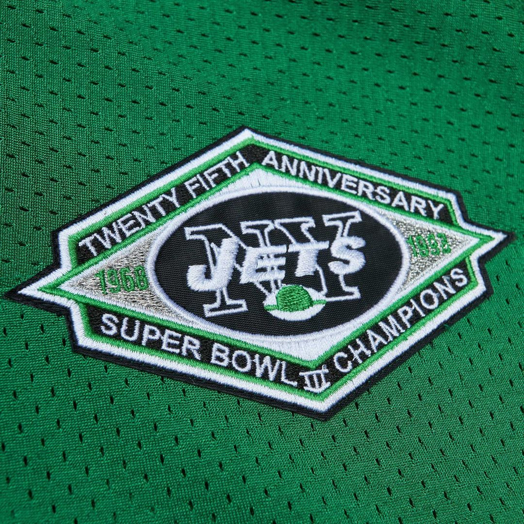 Boomer Esiason New York Jets 1993 Authentic Throwback Pocket Jersey - Kelly Green