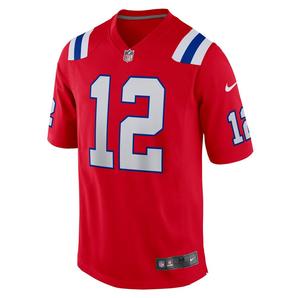 Tom Brady New England Patriots Alternate Game Jersey - Red