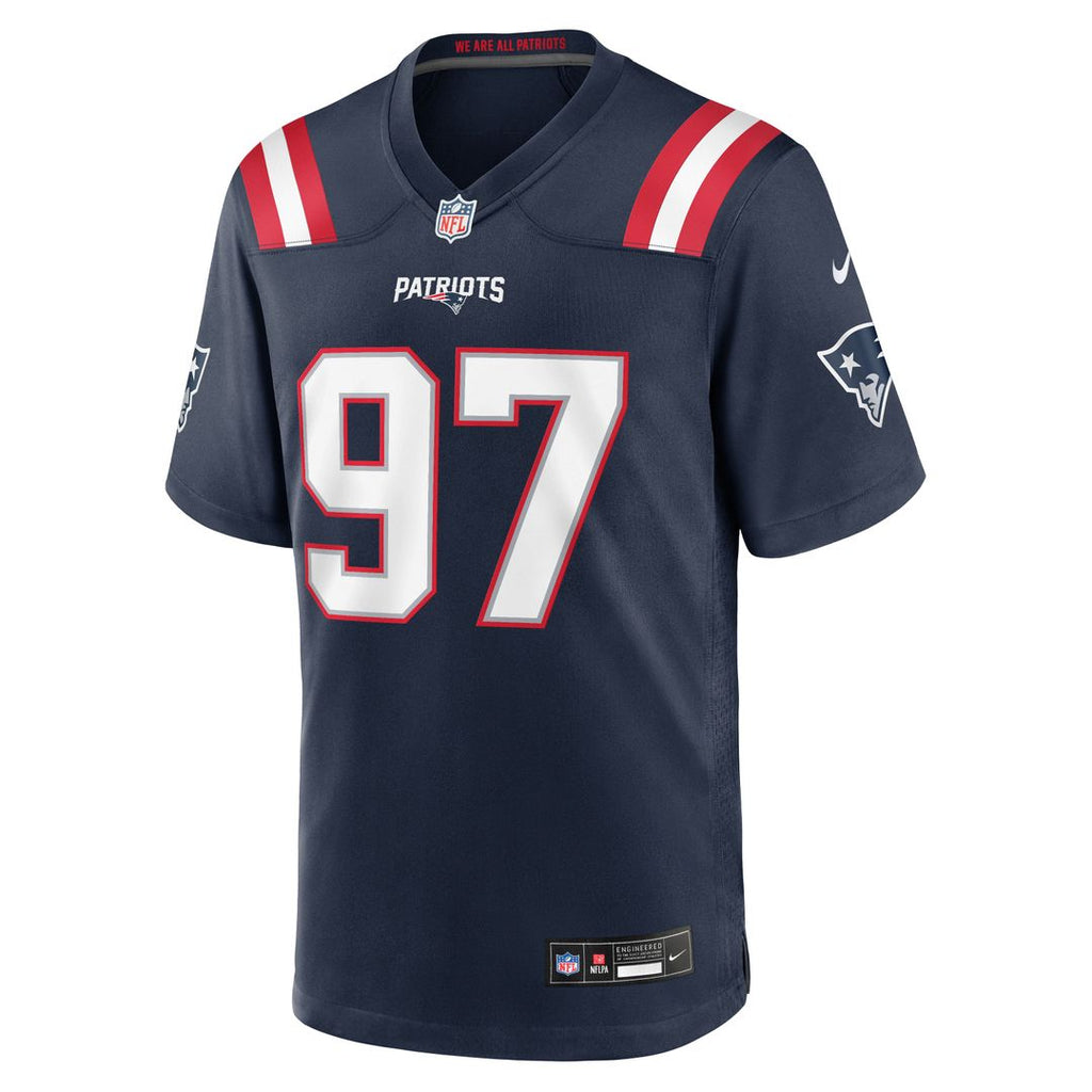Milton Williams New England Patriots Game Jersey - Navy