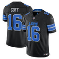 Jared Goff Detroit Lions Alternate Vapor F.U.S.E. Stitched Limited Jersey - Black