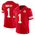 Xavier Worthy Kansas City Chiefs Vapor F.U.S.E. Stitched Limited Jersey - Red