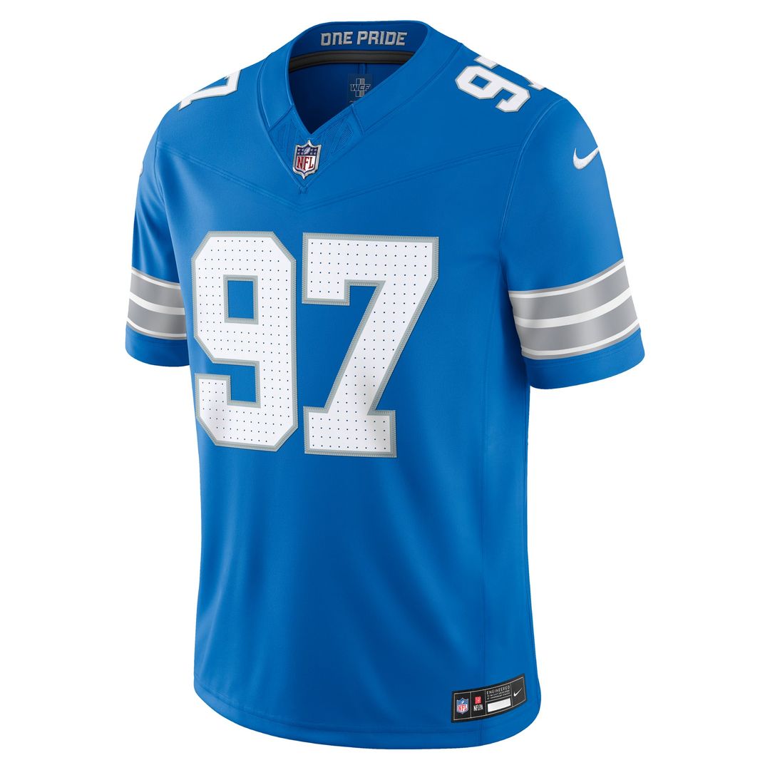 Aidan Hutchinson Detroit Lions Alternate Vapor F.U.S.E. Stitched Limited Jersey - Black