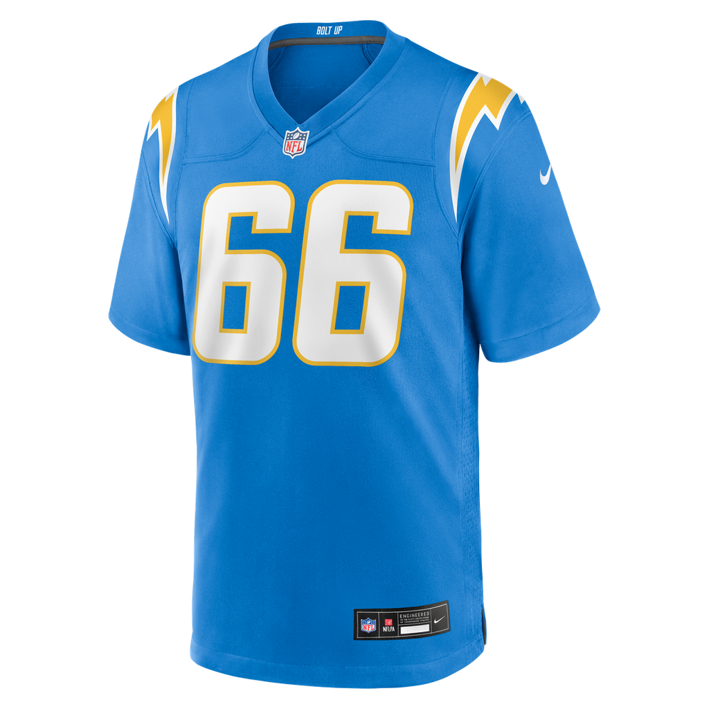 Jake Slaughter Los Angeles Chargers Game Jersey - Powder Blue