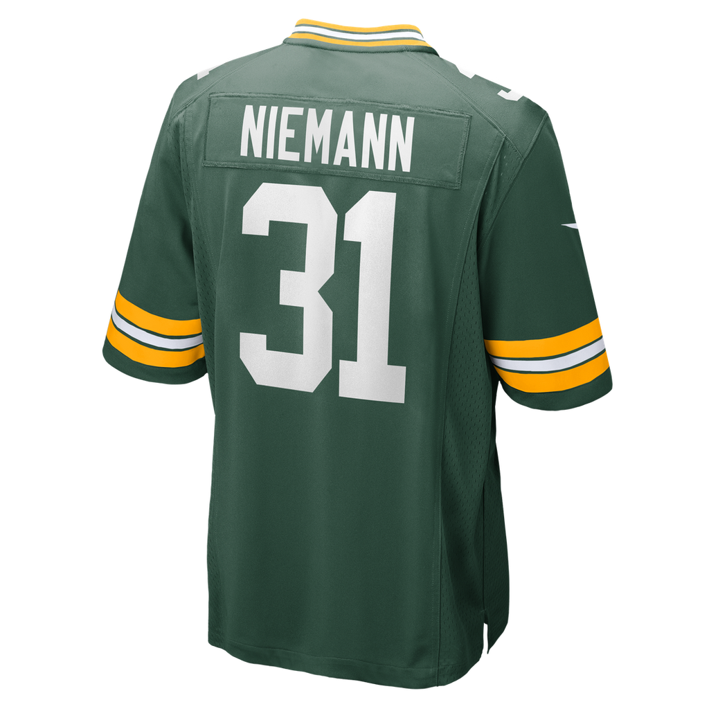 Nick Niemann Green Bay Packers Game Jersey - Green