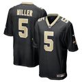 Kendre Miller New Orleans Saints Game Jersey - Black