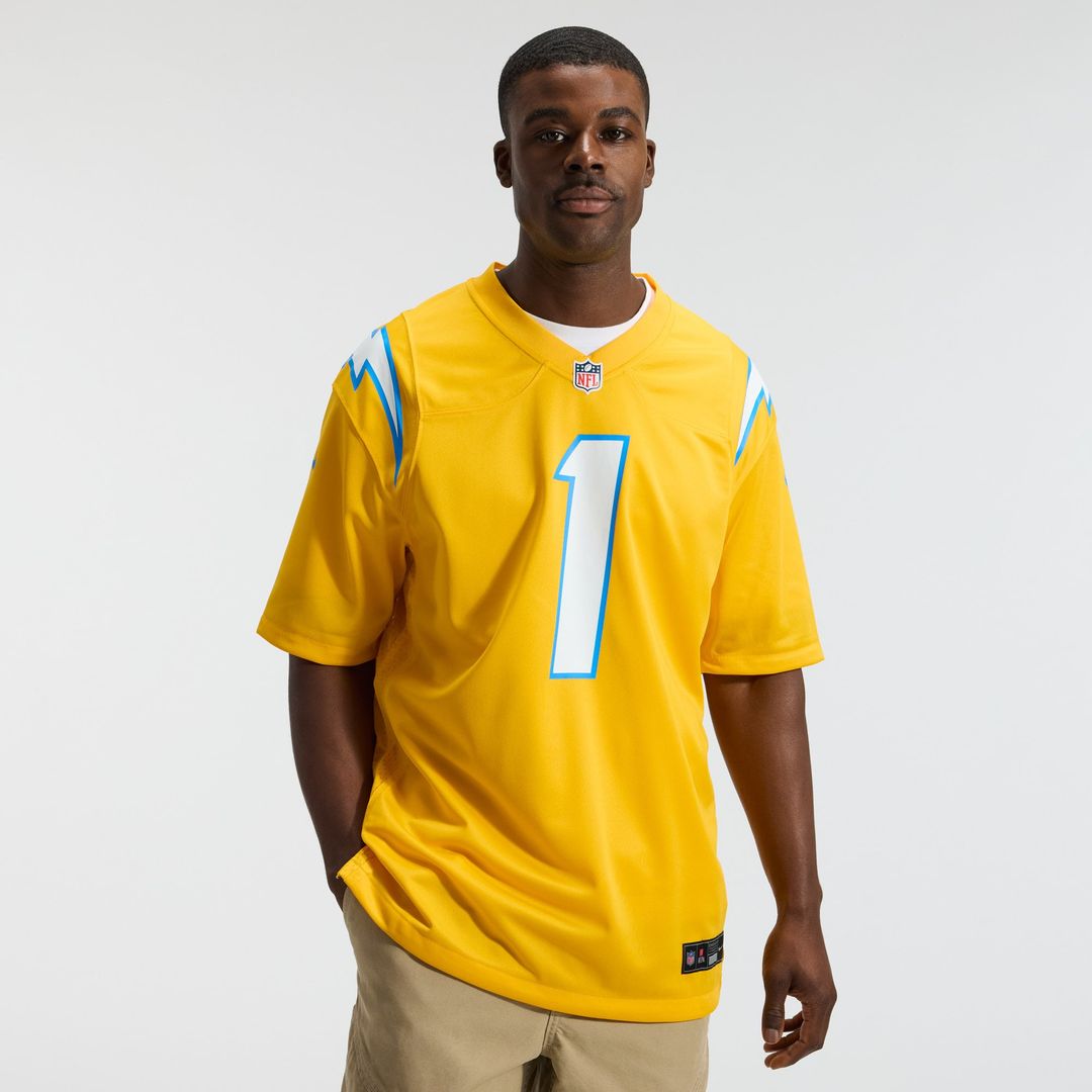 Quentin Johnston Los Angeles Chargers Game Jersey - Powder Blue