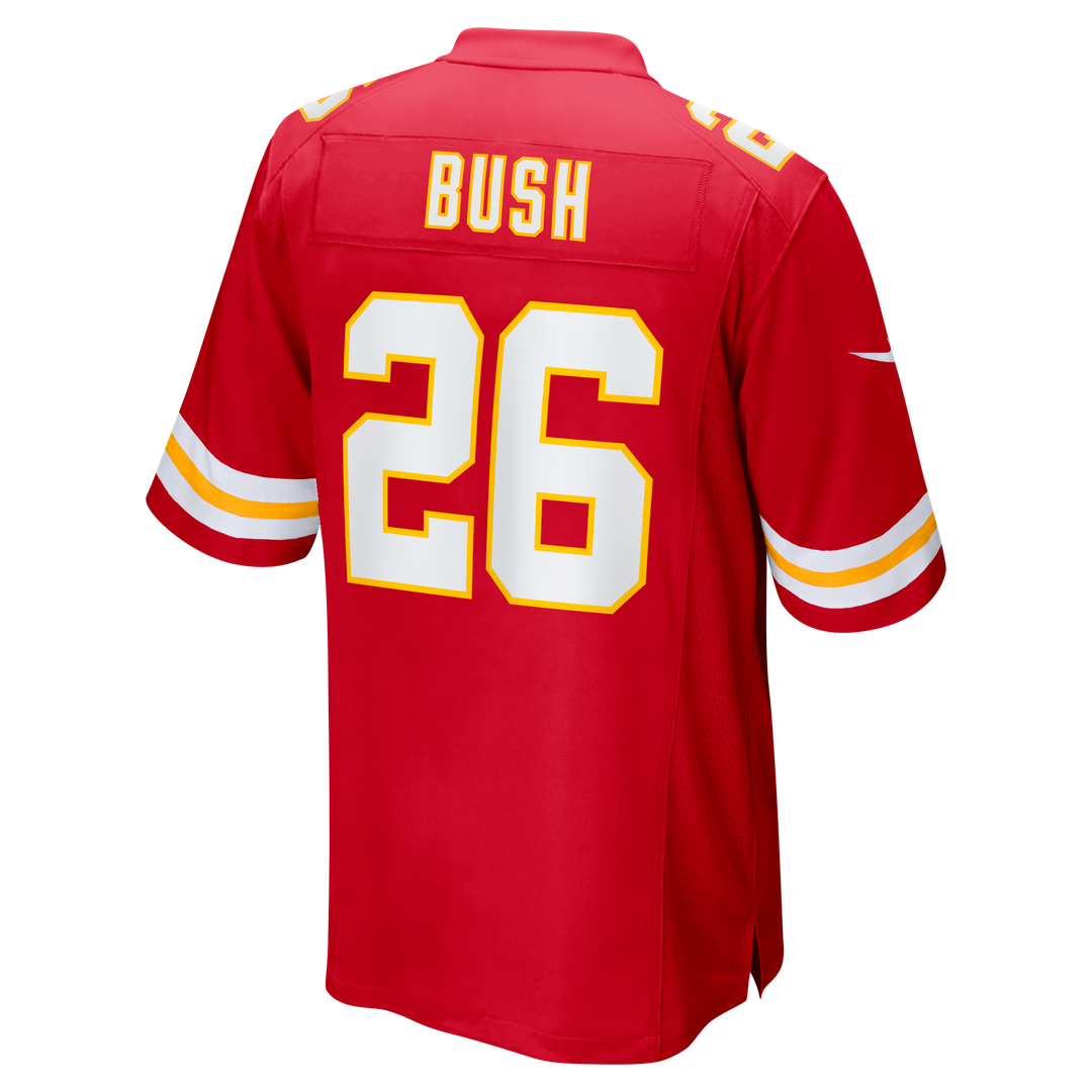 Deon Bush Kansas City Chiefs Game Jersey - Red