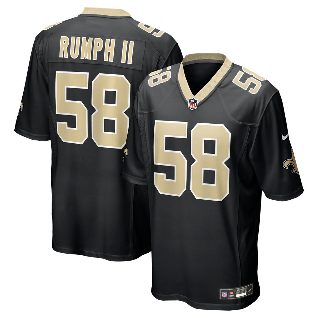 Chris Rumph II New Orleans Saints Game Jersey - Black