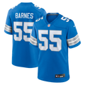 Derrick Barnes Detroit Lions Game Jersey - Blue