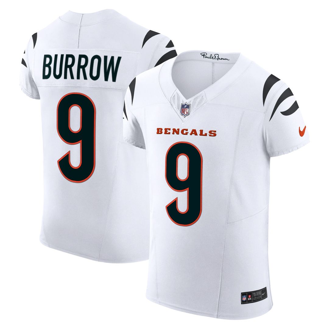 Joe Burrow Cincinnati Bengals Vapor F.U.S.E. Elite Jersey - White