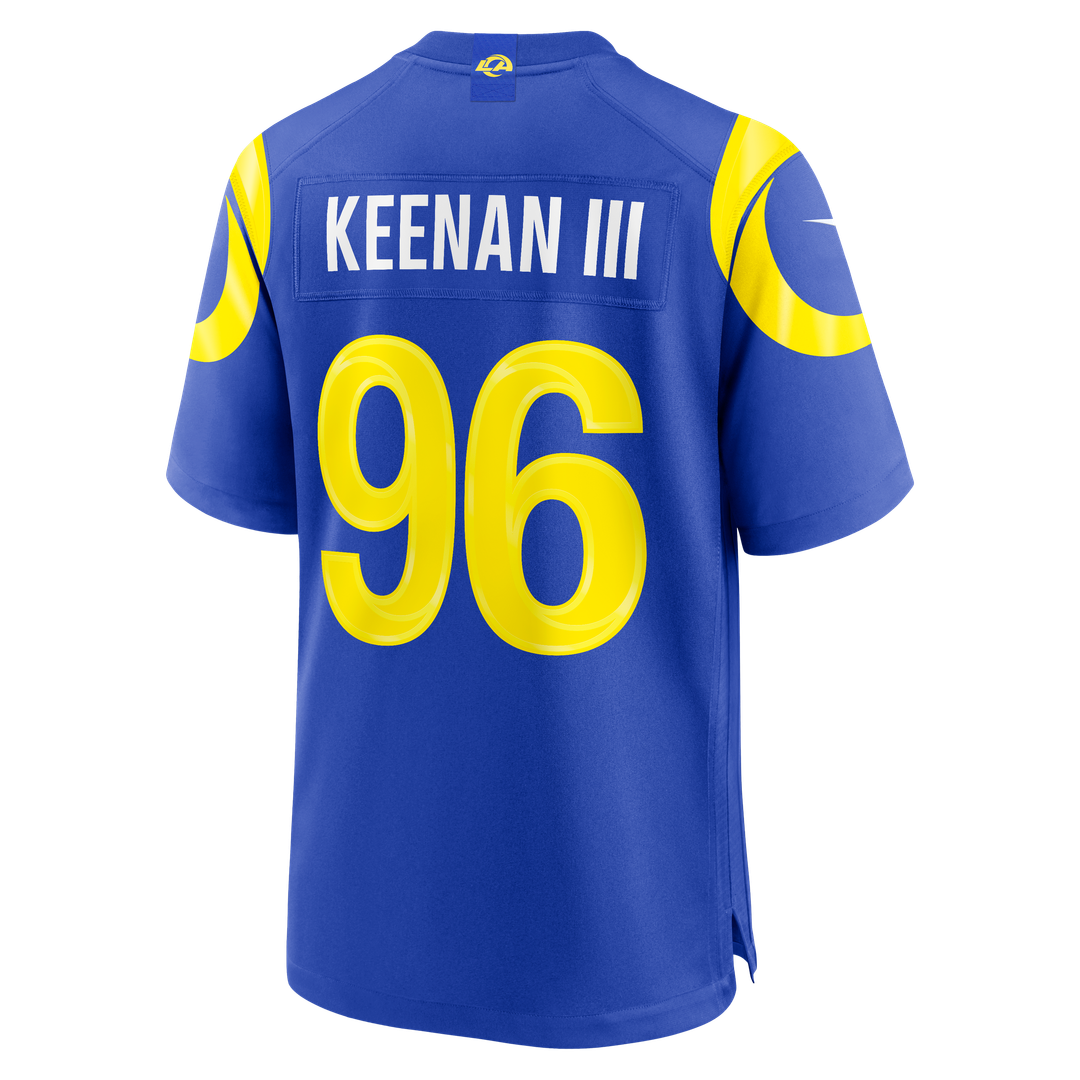 Tim Keenan III Los Angeles Rams Game Jersey - Royal Blue
