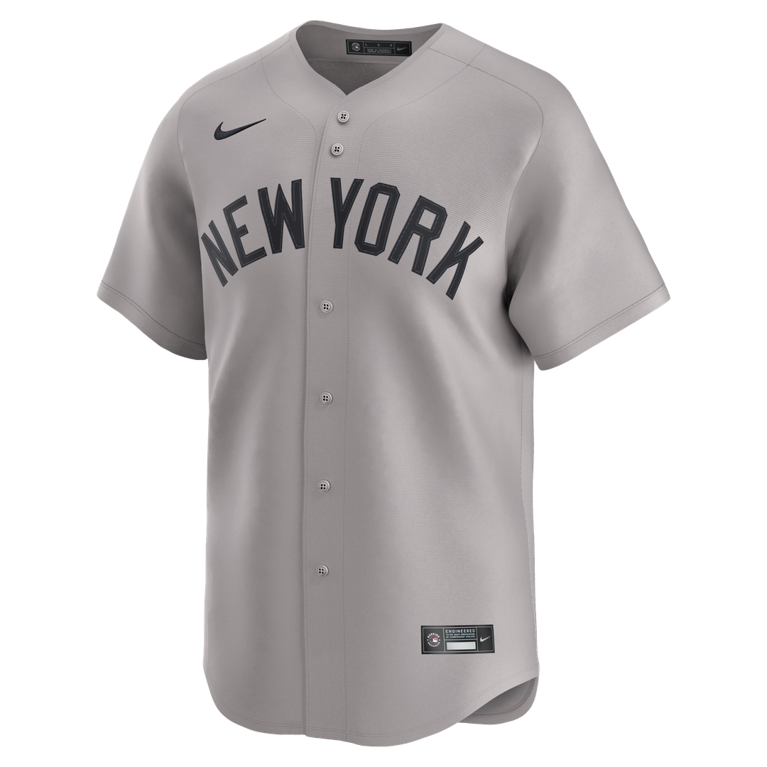 New York Yankees Anthony Volpe Nike Gray Road Limited Player Jersey