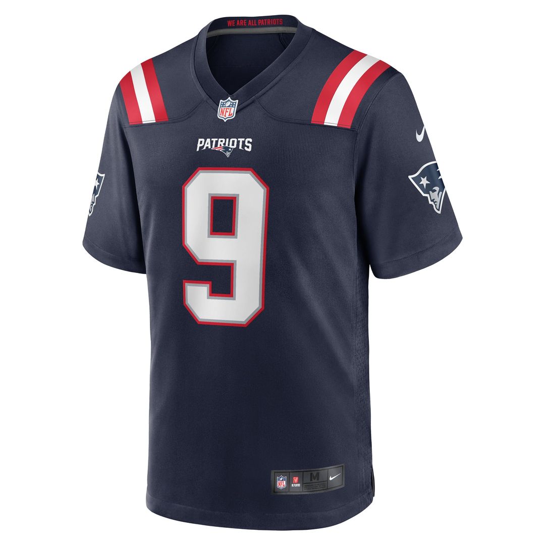 Kayshon Boutte New England Patriots Game Jersey - Navy