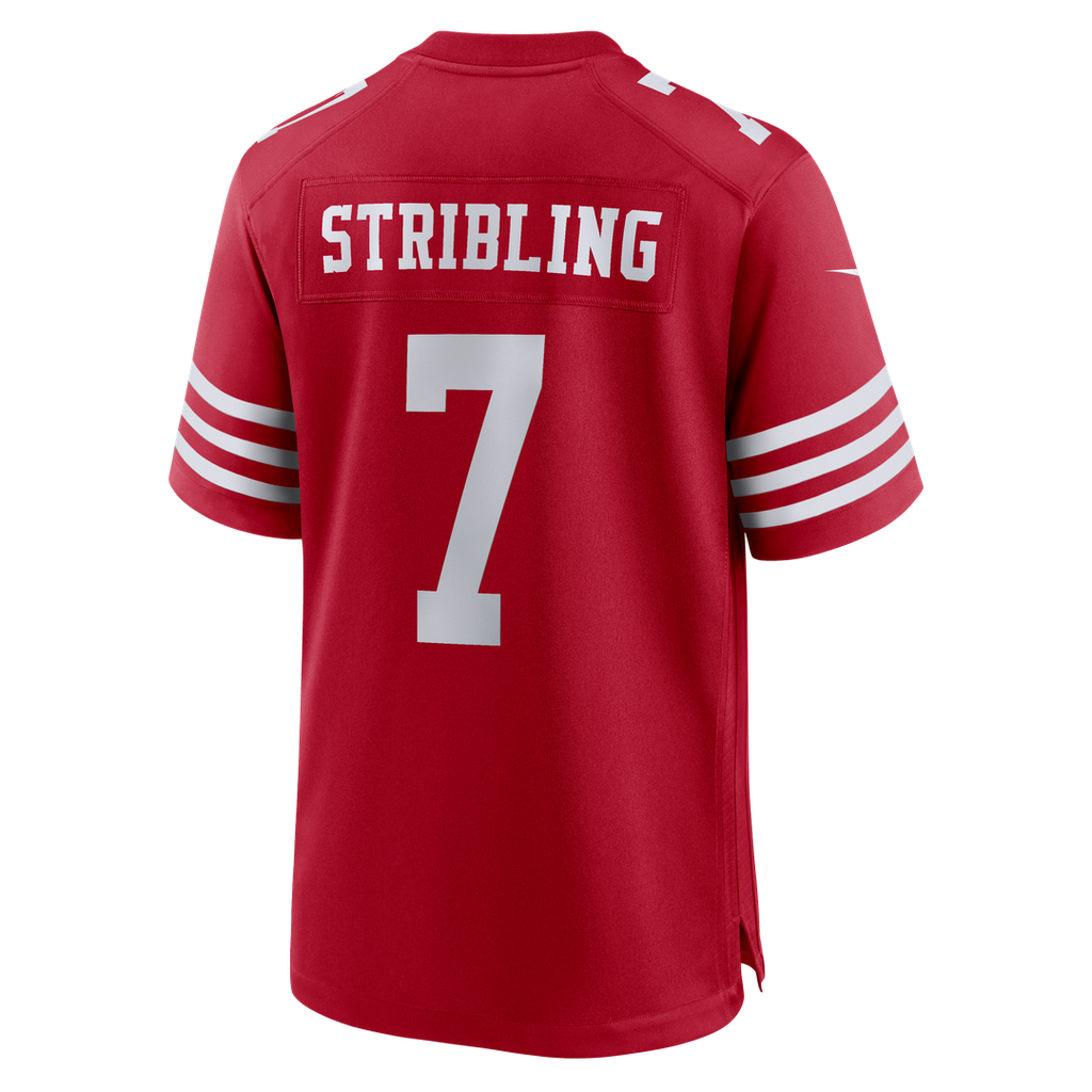 De'Zhaun Stribling San Francisco 49ers Game Jersey - Scarlet