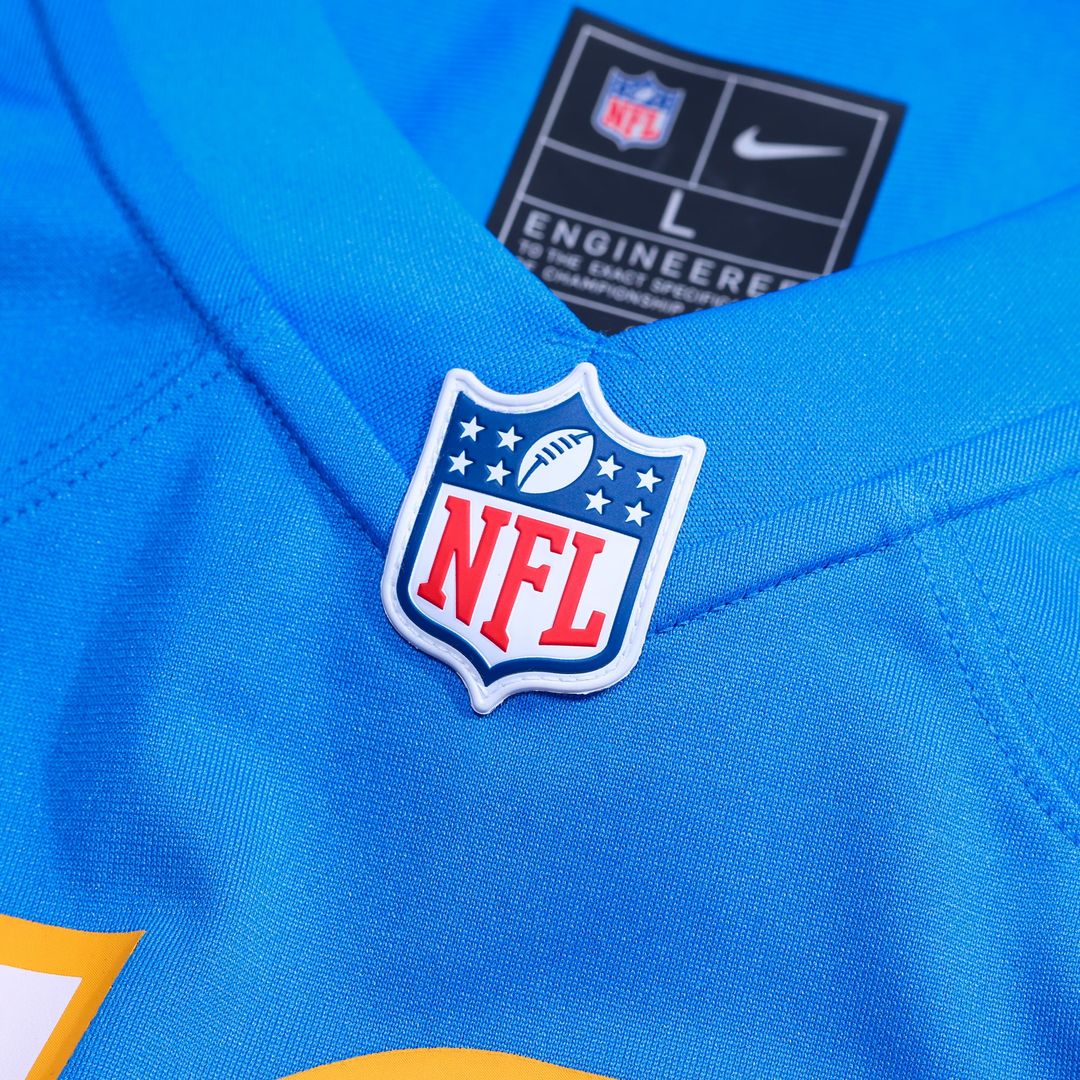 Isas Waxter Los Angeles Chargers Game Jersey - Powder Blue