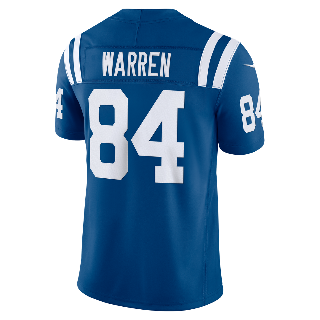 Tyler Warren Indianapolis Colts Vapor F.U.S.E. Stitched Limited Jersey - White