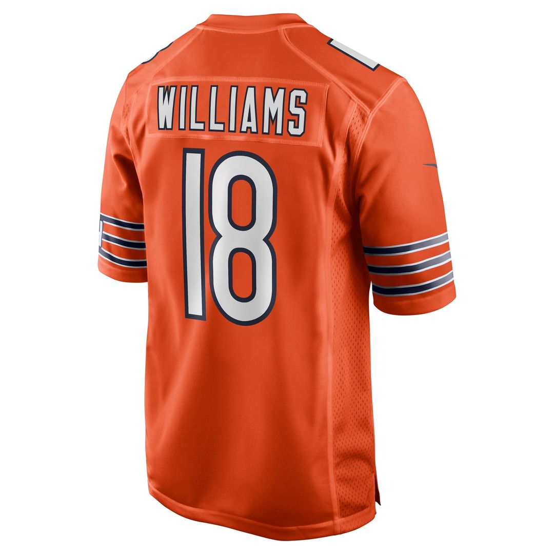 Caleb Williams Chicago Bears First Round Pick Game Jersey - White