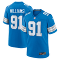 Tyleik Williams Detroit Lions Game Jersey - Blue